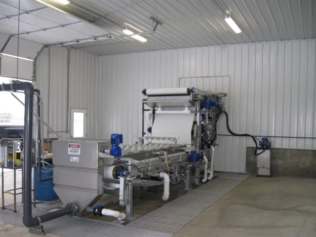 BDP belt filter press dewatering equipment installed by H&A Resource Management