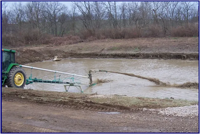 H&A Resource Management crew performing wastewater lagoon cleaning and solids removal (10)